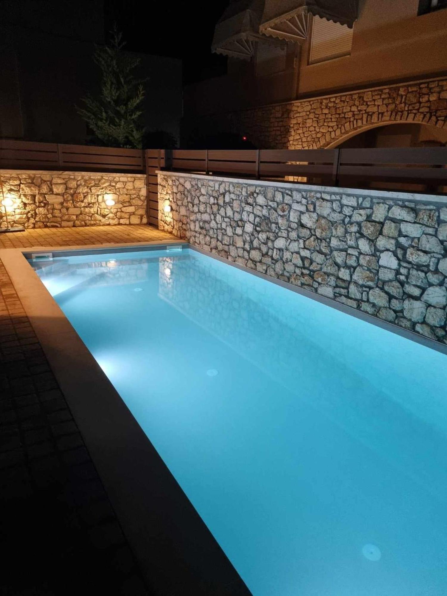 Lydia'S Inn 1 With Private Pool Melíszi Kültér fotó