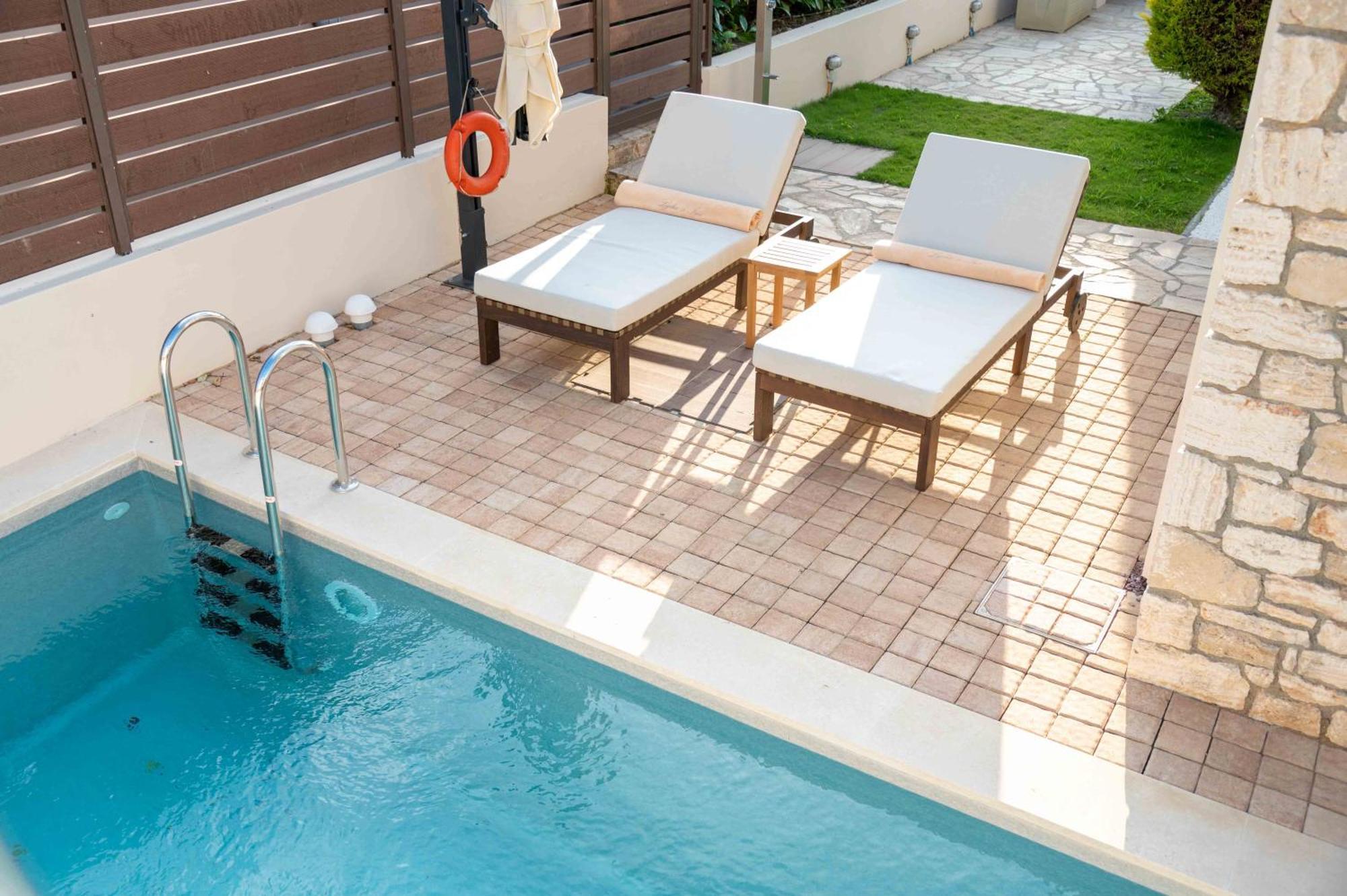 Lydia'S Inn 1 With Private Pool Melíszi Kültér fotó