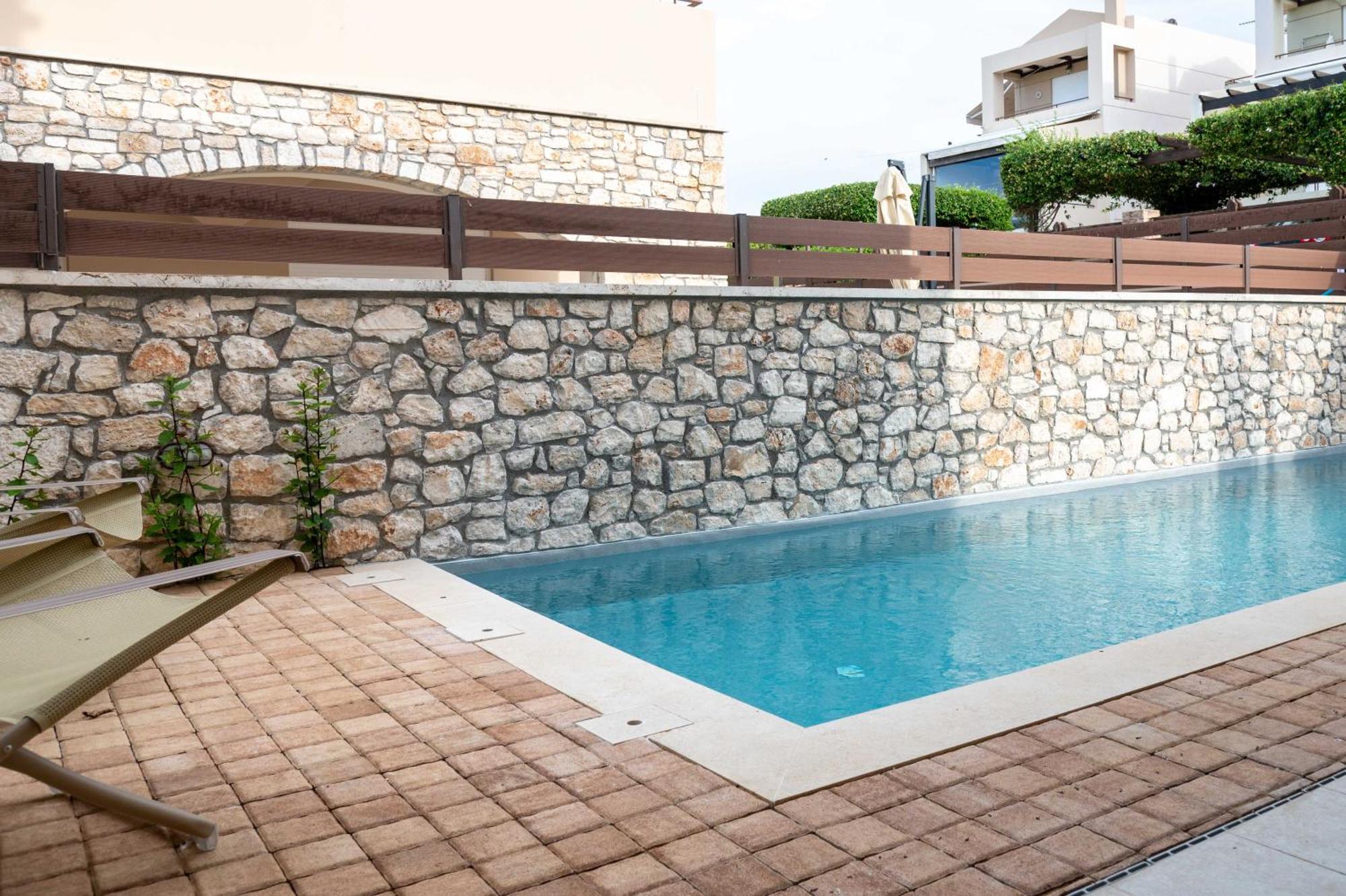Lydia'S Inn 1 With Private Pool Melíszi Kültér fotó